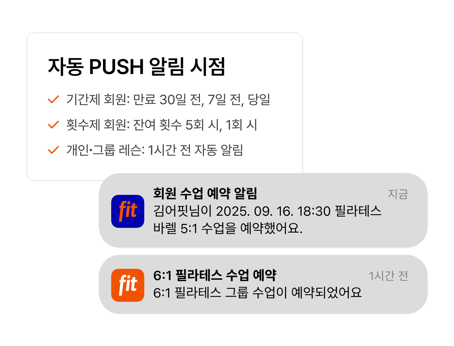 자동 PUSH 알림