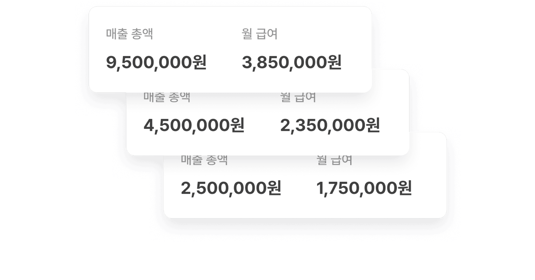 자동 급여 정산